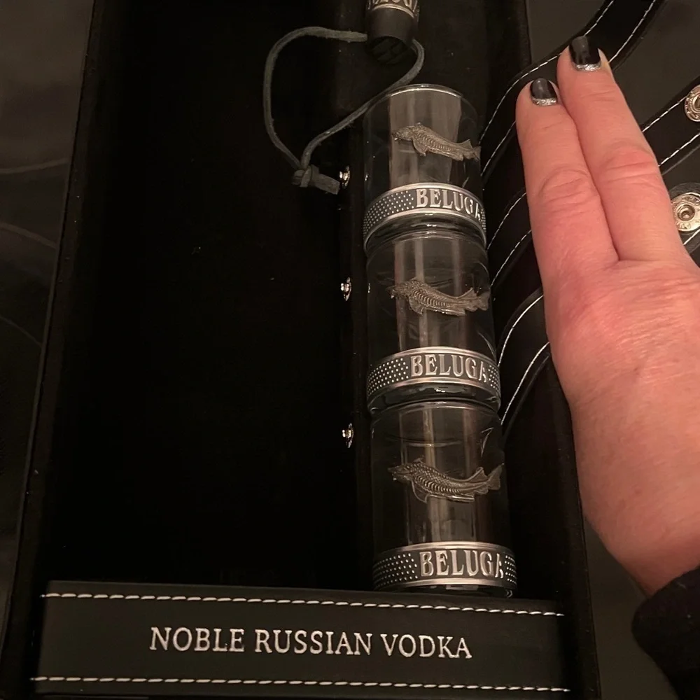 Beluga Gold Line Vodka Gift Set Vodka not Included